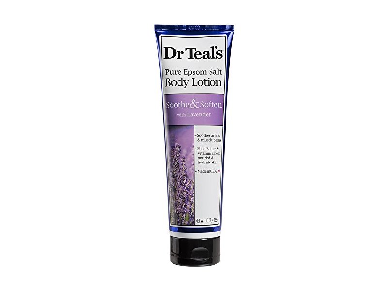 Dr. Teal's Pure Epsom Salt Body Lotion, Lavender, 10 fl oz