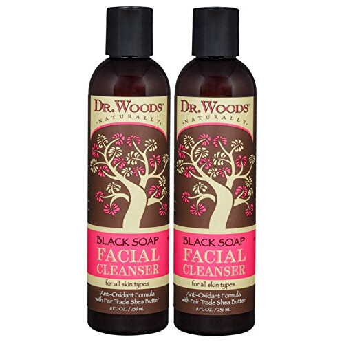 Black Soap Liquid Facial Cleanser With Organic Shea Butter