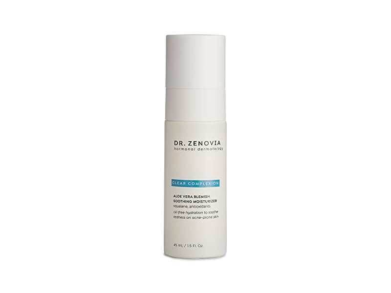 Dr. Zenovia Clear Complexion Blemish Soothing Moisturizer, Aloe Vera, 1.5 fl oz/45 mL