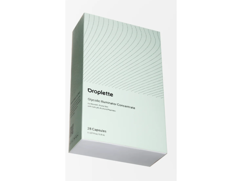 Droplette Glycolic Illuminator Concentrated Serum Capsules, 0.027 fl oz/0.8 mL, 28 Count
