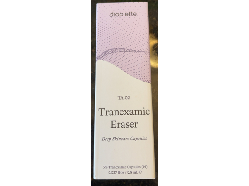 Droplette Tranexamic Eraser Deep Skincare Capsule, Ta-2, 0.027 fl oz/0.8 mL