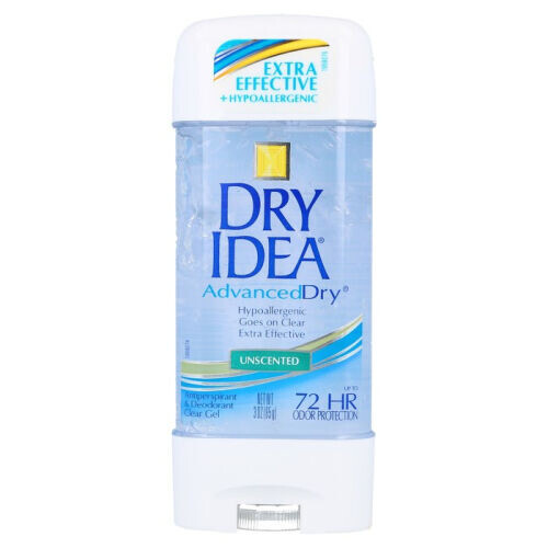 Advanced Dry Unscented Antiperspirant And Deoderant Clear Gel