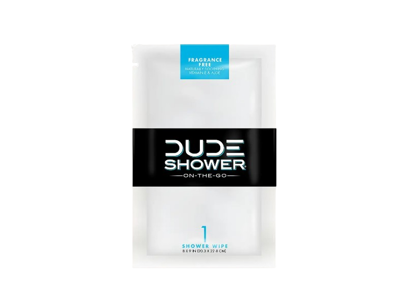 Dude Wipes Dude Shower On-The-Go Body Wipe, 1 Count
