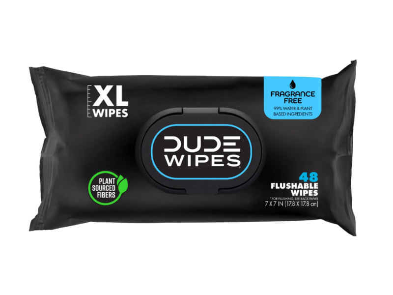 Dude Wipes Flushable Wipes, Extra Large, 48 Count