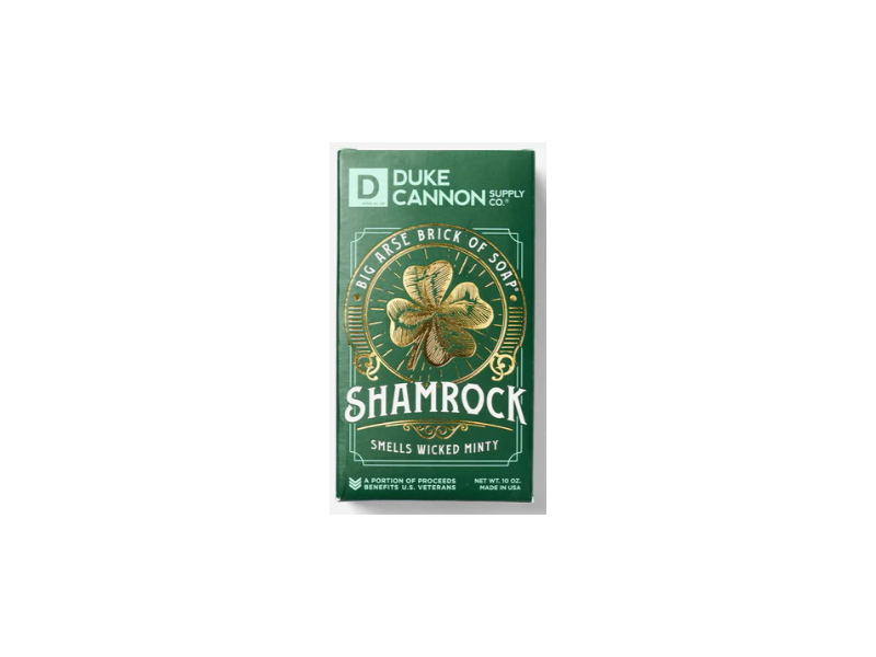 Duke Cannon Big Ares Brick Of Soap, Shamrock, 10 oz