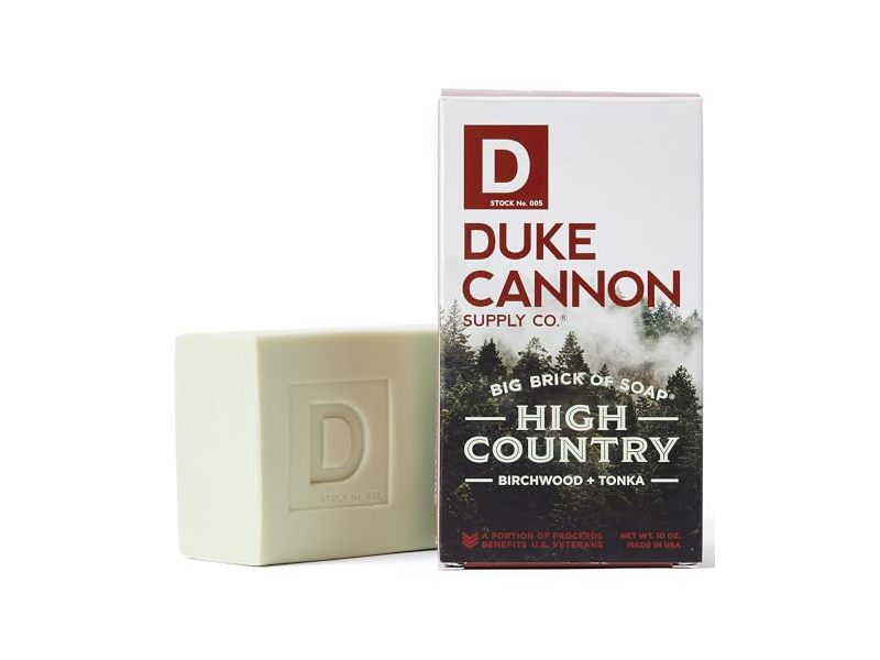 Duke Cannon Big Ass Brick Of Soap High Country Soap, Birchwood + Tonika, 10 oz