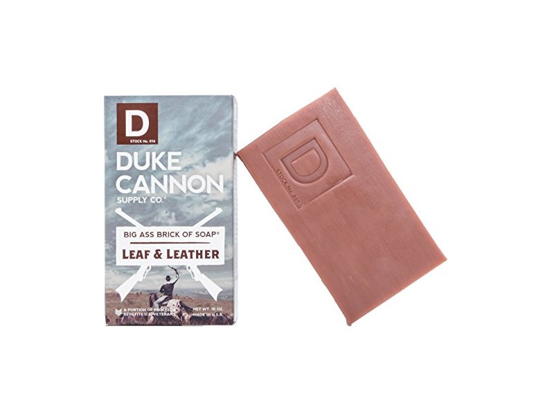 Duke Cannon Supply Co. Big Ass Brick Of Soap, Leaf & Leather, 10 oz