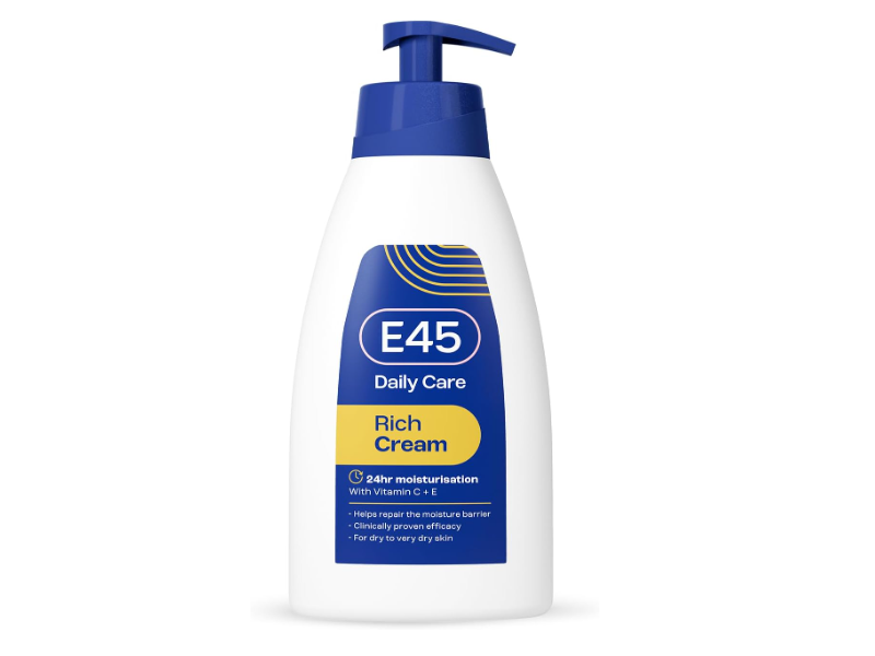 E45 Daily Care Rich Cream, Vitamin C+E, 400 mL