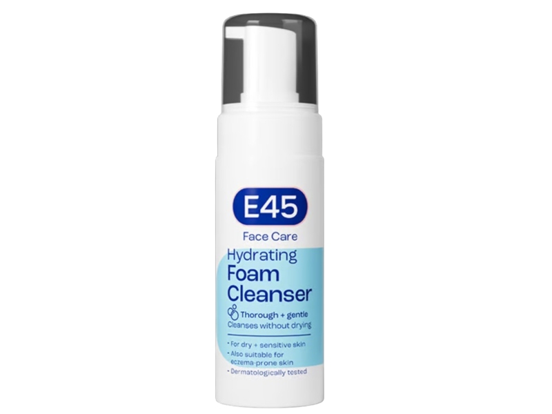 E45 Face Care Hydrating Foam Cleanser, 150 mL
