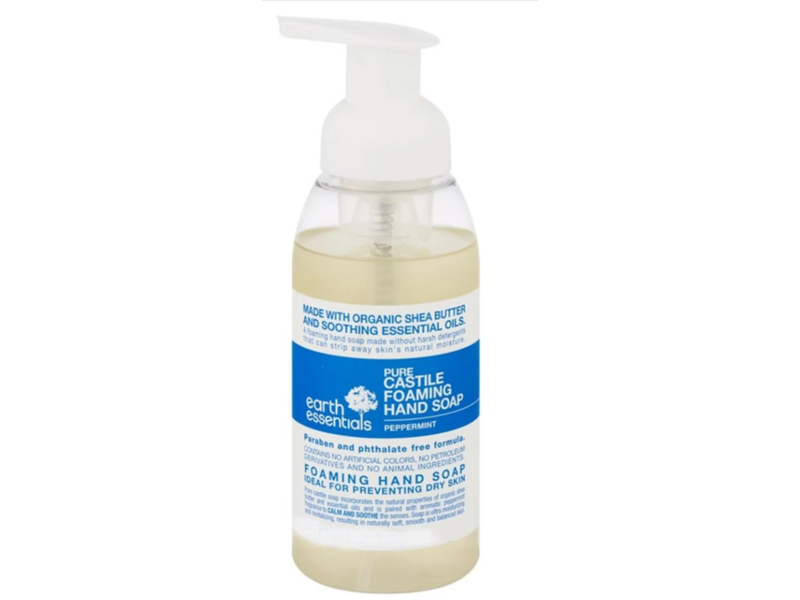 Earth Essentials Pure Castile Foaming Hand Soap, 13 fl oz/384.46 mL