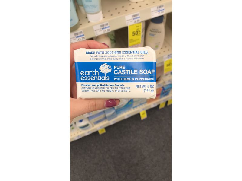 Earth Essentials Pure Castile Soap, 5 oz