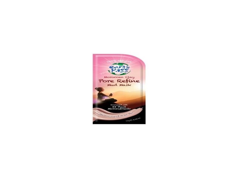 Earth Kiss Moroccan Clay Pore Refine Mud Mask, 0.59 Oz (Pack Of 12)