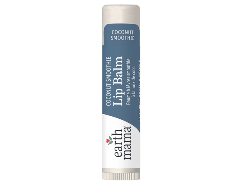 Earth Mama Lip Balm, Coconut Smoothie, 0.15 fl oz/4 mL