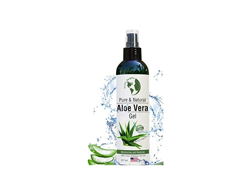 Earth's Daughter Aloe Vera Gel, Pure & Natural, 8 fl oz/237 mL