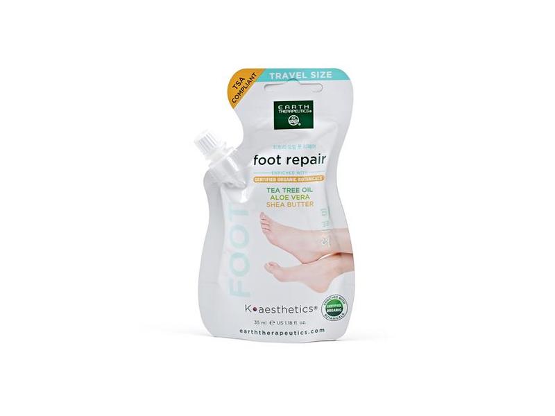 Earth Therapeutics Foot Repair, Tea Tree Oil + Aloe Vera + Shea Butter, 1.18 fl oz/35 mL
