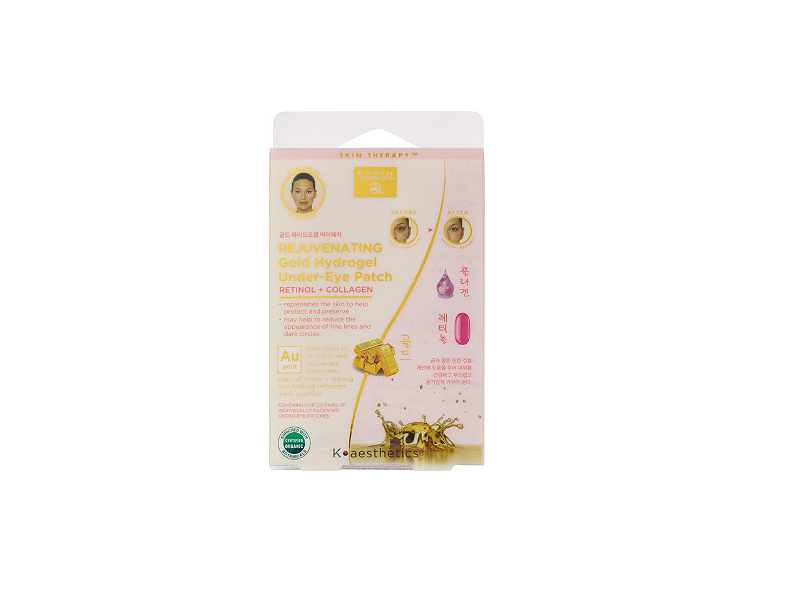Earth Therapeutics Recovery Gold Hydrogel Under Eye Patch