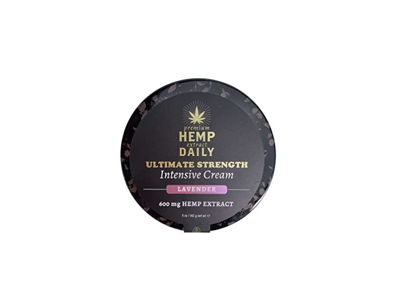 Earthly Body Hemp Daily Ultimate Strength Intensive Cream, Lavender, 5 oz/142 g