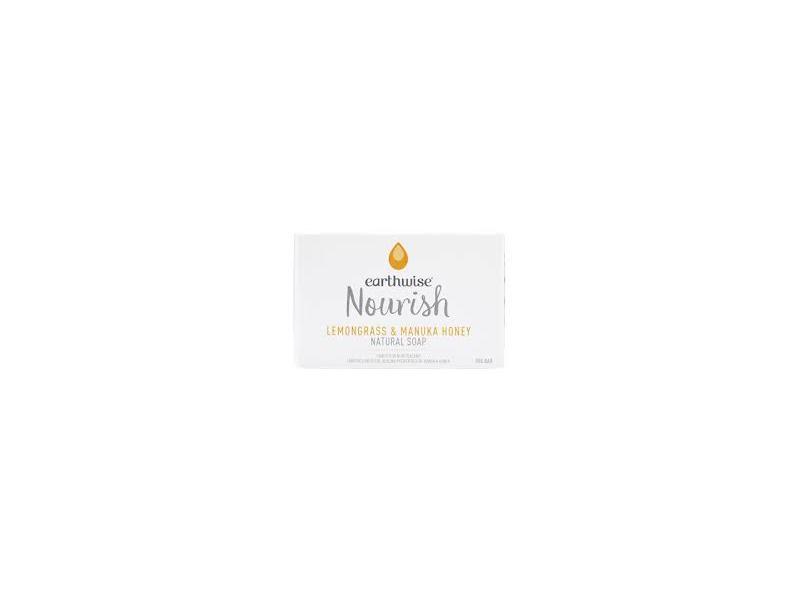 Earthwise Nourish Lemongrass & Manuka Honey Natural Soap, 90 g