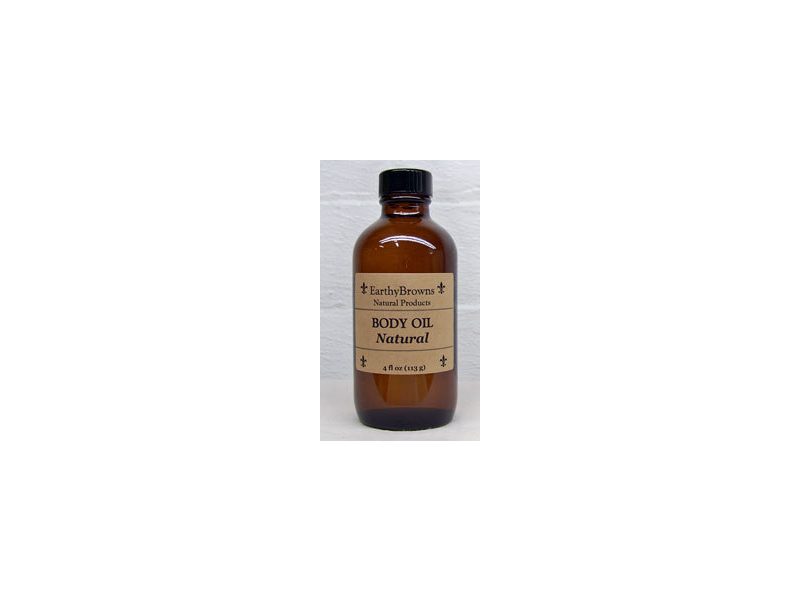EarthyBrowns Natural Body Oil, 4 oz