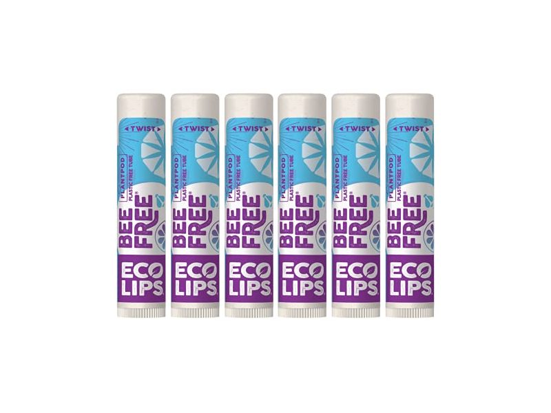 Eco Lips Bee Free Lip Balm, Pack Of 6