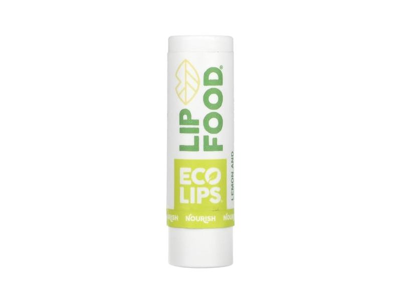 Eco Lips Food Lip Balm, Lemon, 0.15 oz