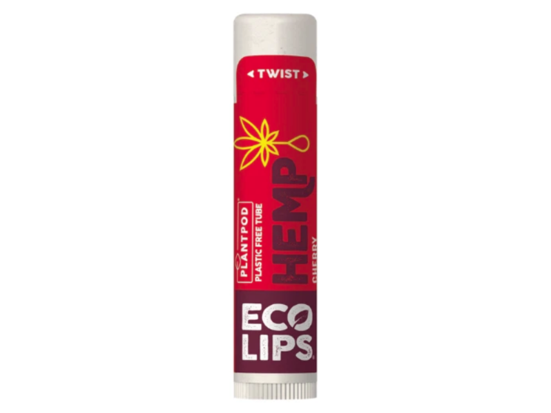 Eco Lips Hemp Organic Lip Balm, Cherry, 0.15 oz/4.25 g