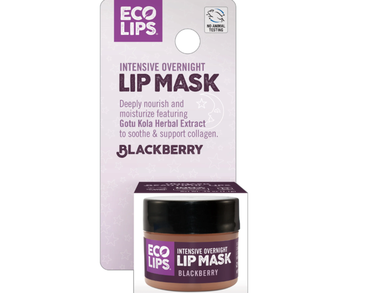Eco Lips Intensive Overnight Lip Mask, Blackberry, 0.25 oz/7.1 g