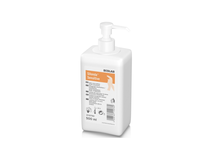 Ecolab Silonda Sensitive Skin Care Lotion, 500 mL