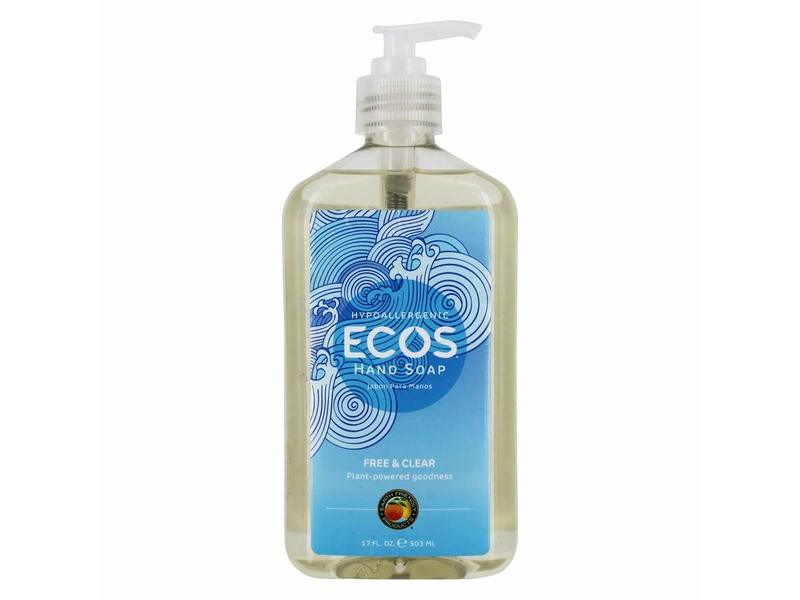 Ecos Hand Soap Free & Clear, 17 fl oz/503 mL