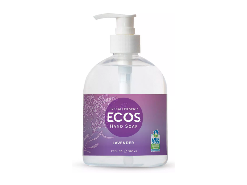Ecos Hand Soap, Lavender, 17 fl oz/503 mL