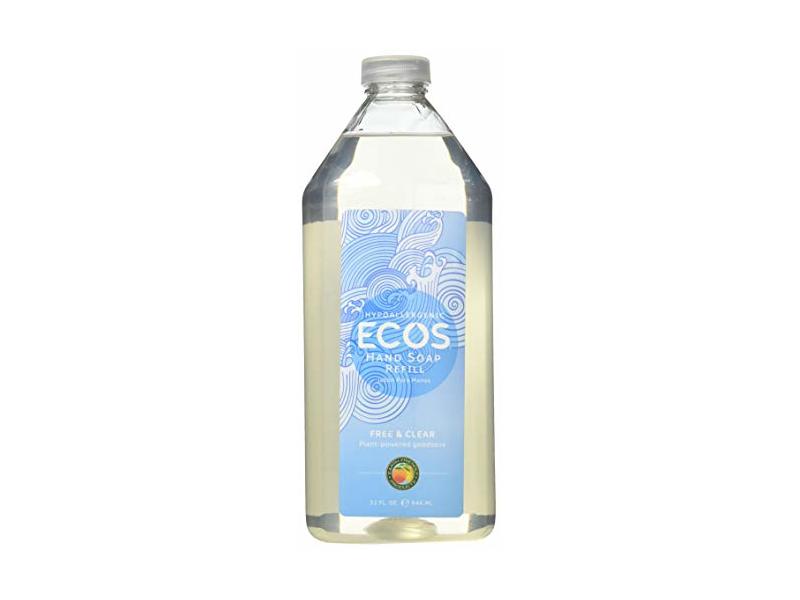 Ecos Hand Soap Refill, Free & Clear, 32 fl oz/946 mL