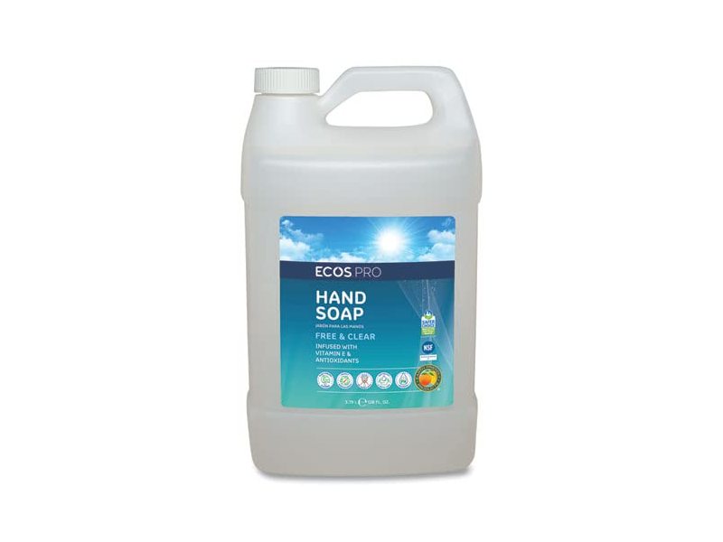 Ecos Pro Hand Soap, Free & Clear, 128 fl oz/3.79 L