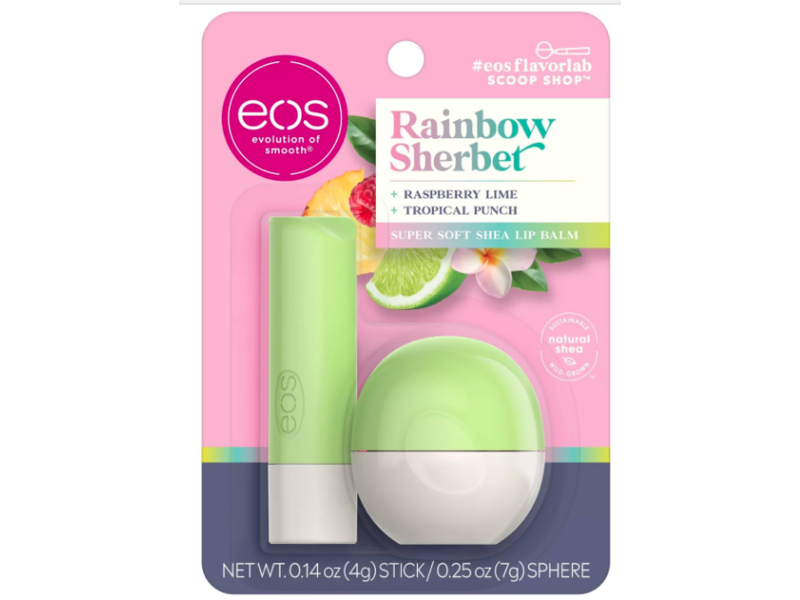 ecos Rainbow Sherbet Super Soft Shea Lip Balm & Sphere