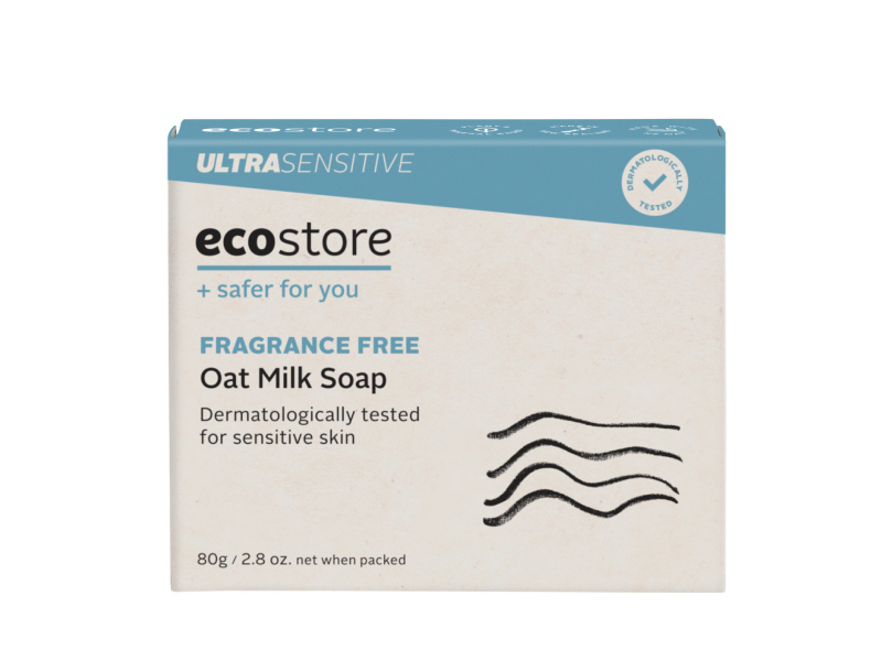 Ecostore Ultra Sensitive Oat Milk Soap, 2.8 oz/80 g