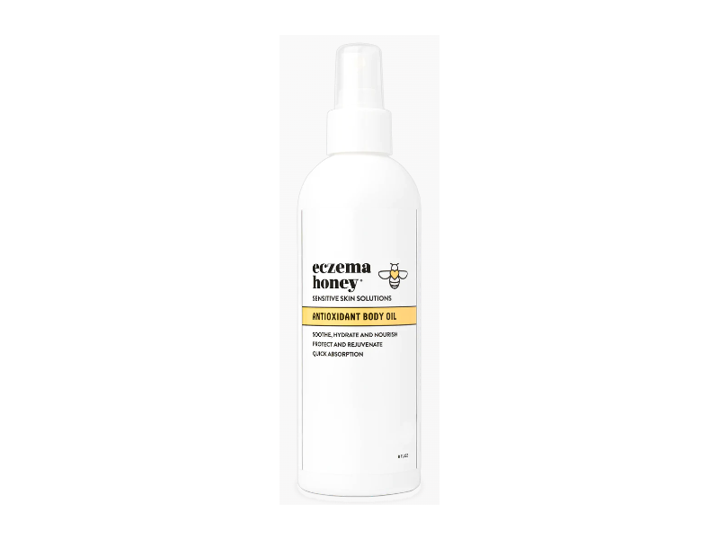 Eczema Honey Sensitive Skin Solution Antioxidant Body Oil 8 fl oz