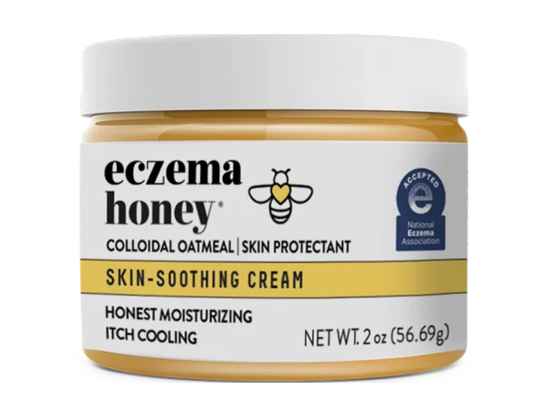 Eczema Honey Skin Soothing Cream, Colloidal Oatmeal, 2 oz/56.9 g
