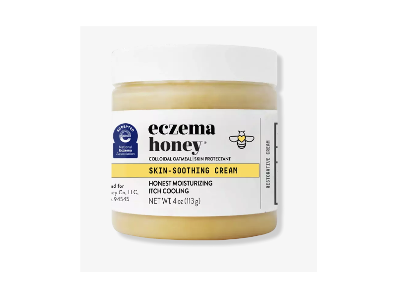 Eczema Honey Skin Soothing Cream, Colloidal Ointment, 4 oz/113 g