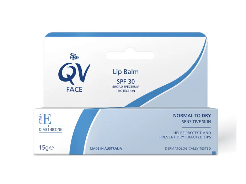 Ego Qv Face Lip Balm, SPF30+, 15 g