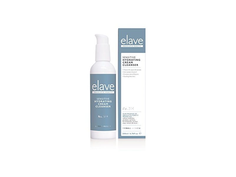 Elave Sensitive Hydrating Cream Cleanser, No 314, 6.76 fl oz/200 mL
