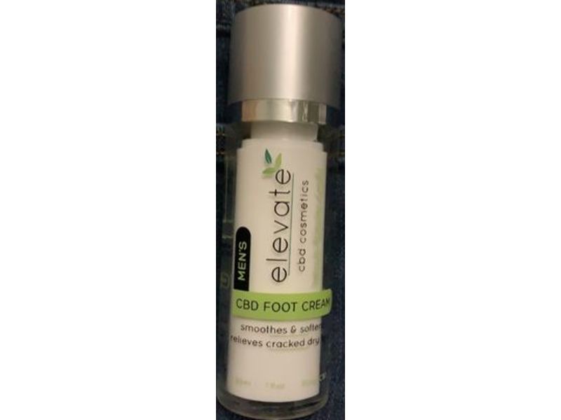 Elevate cbd Cosmetics Men's cbd Foot Cream