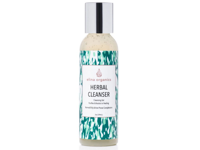 Elina Organics Herbal Cleanser Cleansingel, 2 oz/59 mL