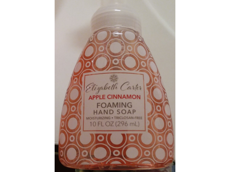 Elizabeth Carter Foaming Hand Soap, Apple Cinnamon, 10 fl oz