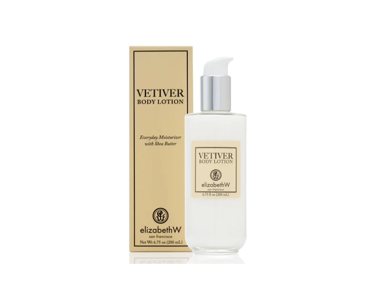 Elizabeth W Vetiver Body Lotion, Shea Butter, 6.75 oz/200 mL