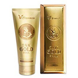 24K Gold Snail Foam Cleasing