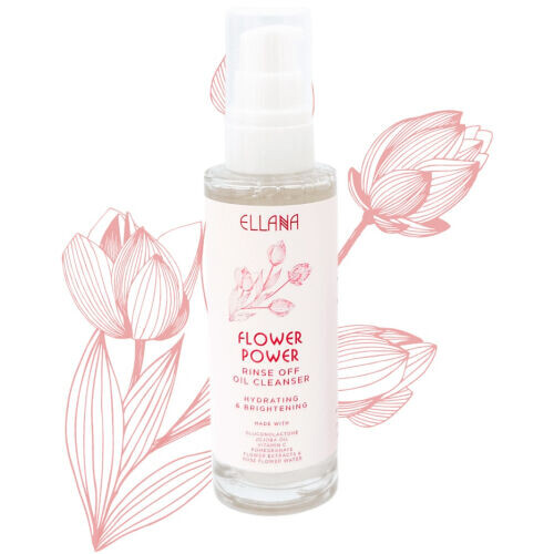 Flower Power Rinse-off Moisturizing Oil Cleanser With PHA And Jojoba Oil