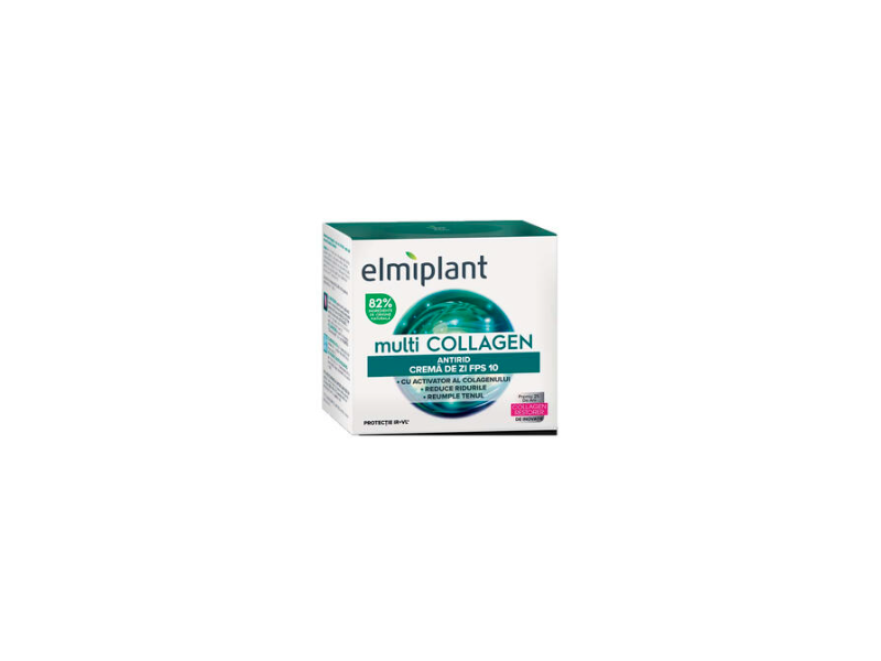 Elmiplant Multi Collagen Anti-Wrinkle Day Cream, SPF 10, 50 mL