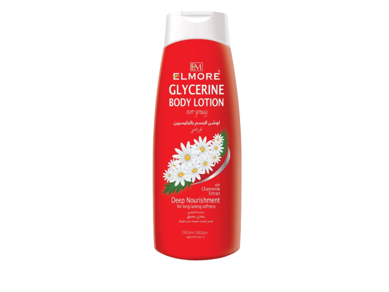 Elmore Glycerine Body Lotion, Chamomile Flower Extract, 8.45 fl oz/250 mL