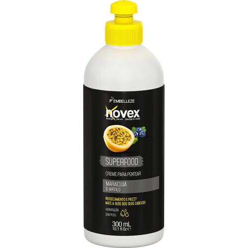 Creme Para Pentear Novex Superfood Maracujá & Mirtilo