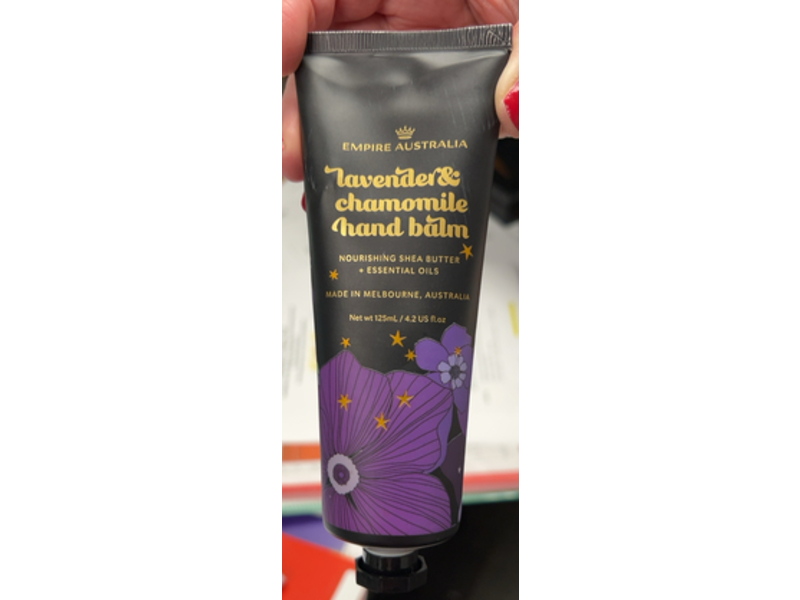 Empire Australia Hand Balm, Lavender & Chamomile, Nourishing Shea Butter + Essential Oils, 4.2 fl oz/125 mL