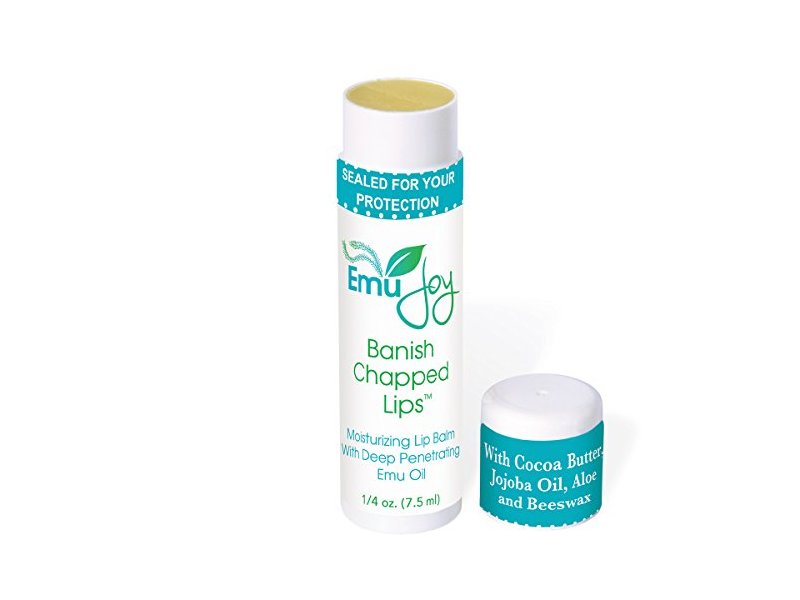 Emu Joy Banish Chapped Lips Moisturizing Lip Balm, 7.5 ml